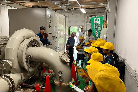 発電所見学